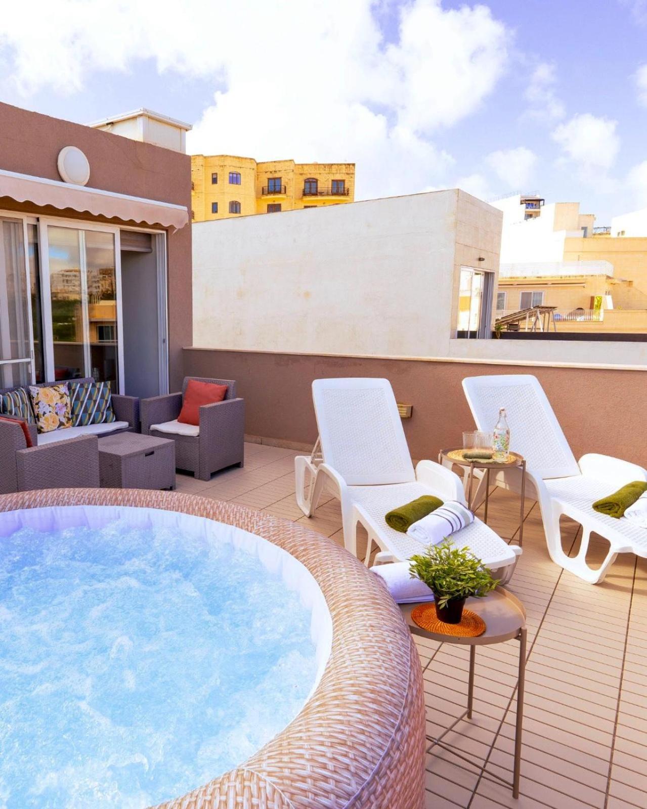 La88 Bayview Penthouse With Jacuzzi Apartment Sliema Exterior foto